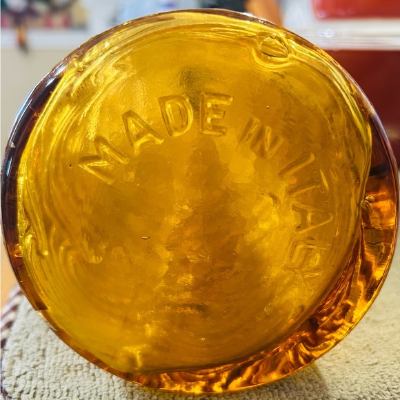 Empoli Wave pattern genie bottle. NO stopper. Made in Italy on bottom as in pic. - Picture 3 of 4